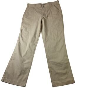 Carhartt Rugged Flex Relaxed Fit Canvas Work Pants 38x34 Khaki BN2291-M Mens
